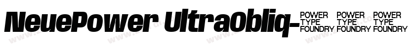 NeuePower UltraObliq字体转换 NeuePower UltraObliq字体转换